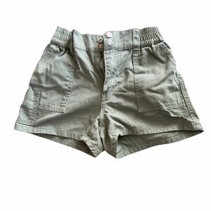 Vanilla Star Sage Green Cargo Shorts size 1